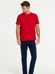 U.S. Polo Assn. Tango Red 100% Cotton Jersey T-Shirt - Image 4 of 5