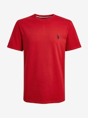 U.S. Polo Assn. Tango Red 100% Cotton Jersey T-Shirt - Image 5 of 5