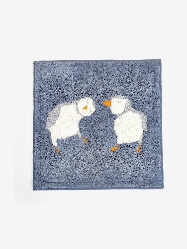 Blue Puffin 100% Cotton Shower Mat - Image 3 of 3