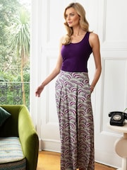 Hot Squash Box Pleat Maxi Skirt - Image 1 of 4