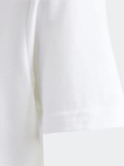 adidas White Kids Sportswear 100% Cotton Camo Linear Graphic T-Shirt - Image 10 of 12