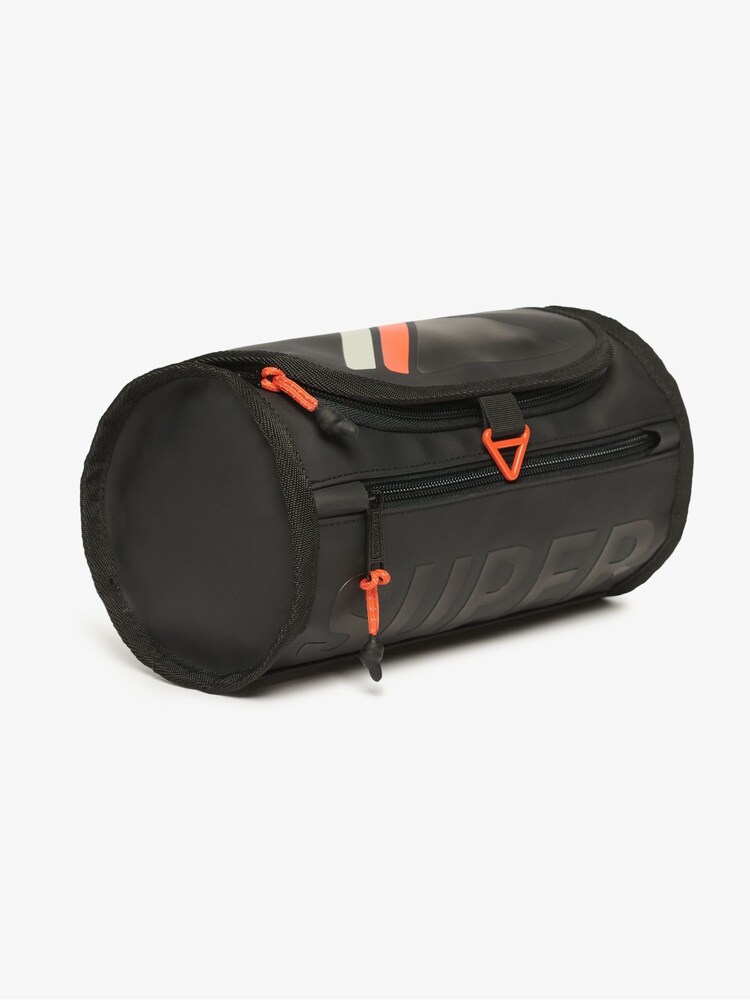 Superdry Black Tarp Wash 100% Cotton Bag - Image 2 of 5