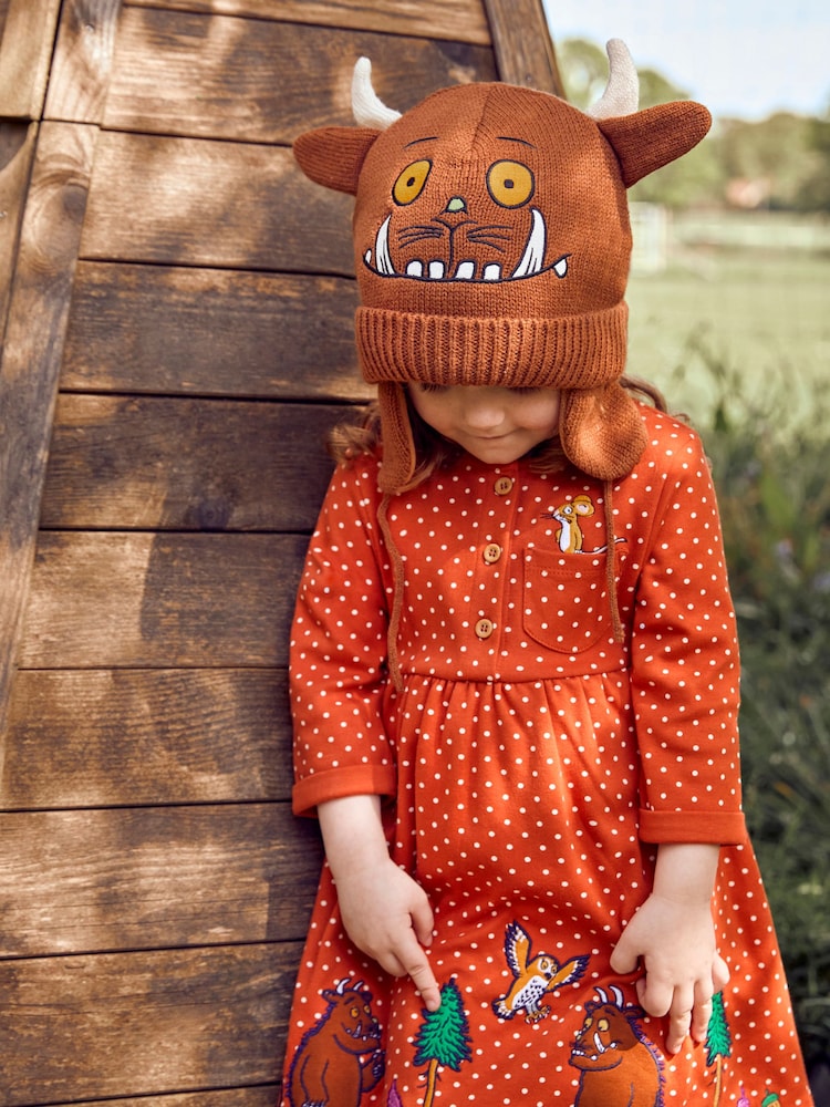 JoJo Maman Bébé Brown Kids' The Gruffalo Hat - Image 1 of 5