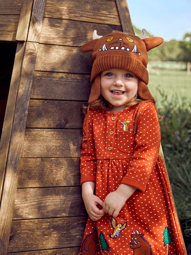 JoJo Maman Bébé Brown Kids' The Gruffalo Hat - Image 2 of 5