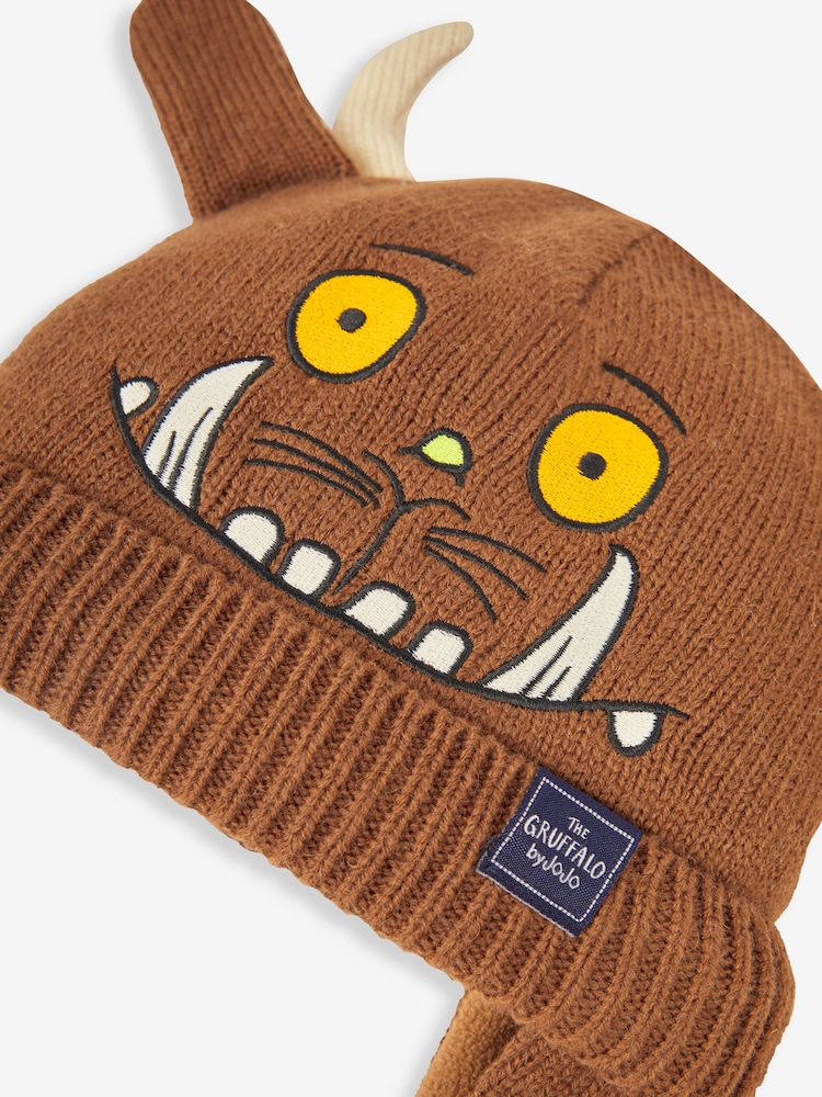 JoJo Maman Bébé Brown Kids' The Gruffalo Hat - Image 5 of 5