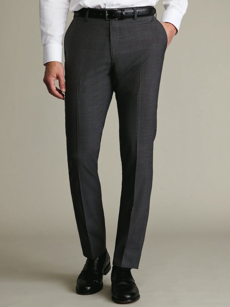 Charles Tyrwhitt Grey Ultimate Suit Trousers - Image 1 of 4