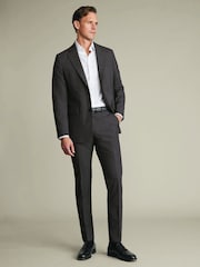 Charles Tyrwhitt Grey Ultimate Suit Trousers - Image 3 of 4