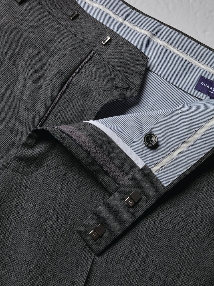 Charles Tyrwhitt Grey Ultimate Suit Trousers - Image 4 of 4