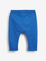 Bright Blue 3 Pack Baby Joggers - Image 4 of 6
