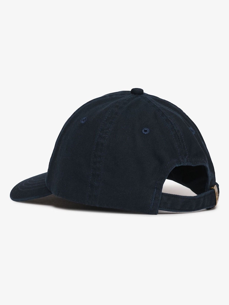 Superdry Eclipse Navy Vintage Embroidery 100% Cotton Cap - Image 4 of 5