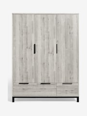 Grey Bronx Oak Effect Triple, 2 Drawers Wardrobe - Image 6 of 11