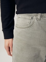 Green Sage Regular Fit Overdyed Denim Jeans - Image 6 of 12