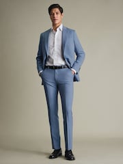 Charles Tyrwhitt Blue Ultimate Suit Trousers - Image 3 of 4