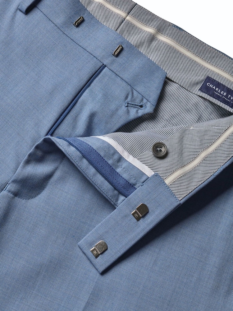 Charles Tyrwhitt Blue Ultimate Suit Trousers - Image 4 of 4