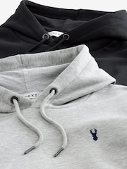 Black/Grey 2 Pack Hoodies - Image 8 of 12