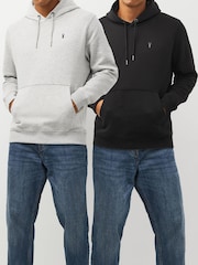 Black/Grey 2 Pack Hoodies - Image 2 of 12