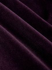 Reiss Purple Apsara Classic Fit Velvet Single-Breasted Blazer - Image 8 of 8