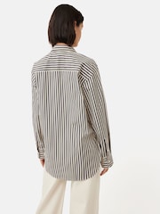 Jigsaw Cotton Poplin Stripe Shirt - Image 5 of 7
