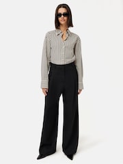 Jigsaw Cotton Poplin Stripe Shirt - Image 6 of 7