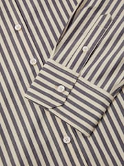Jigsaw Cotton Poplin Stripe Shirt - Image 7 of 7