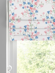 Laura Ashley Coral Pink Charlotte Made to Measure Roman 100% Cotton Blinds - Image 2 of 6