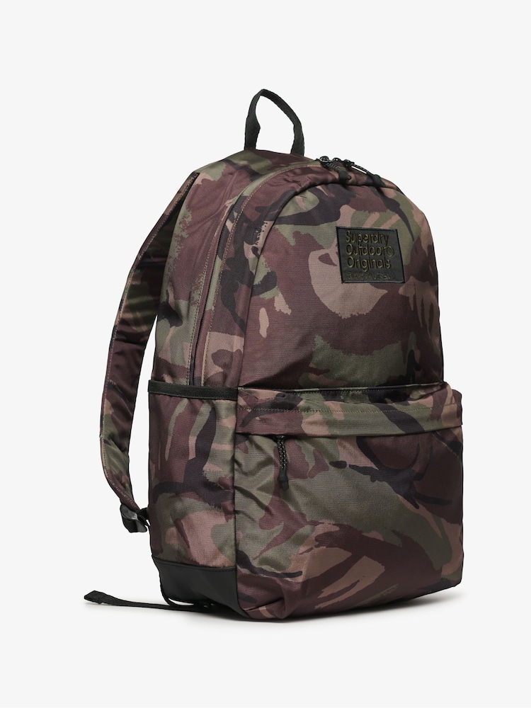 Superdry Para Camo Printed Montana 100% Cotton Backpack - Image 2 of 6