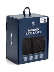 Tog 24 Grey Nevis Merino Zip Neck Base Layer Top - Image 4 of 4