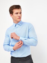 Print Mix Regular Fit Single Cuff Shirts 3 Pack - Image 12 of 15
