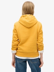 Superdry Mustard Yellow Marl Lo-Fi Outdoor Graphic Hoodie - Image 2 of 7