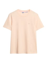 Superdry Pink Clay 100% Cotton Essential Logo Slub T-Shirt - Image 4 of 5