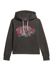 Superdry Vintage Black Tokyo vl Graphic Hoodie - Image 3 of 3