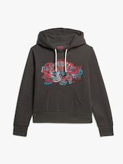 Superdry Vintage Black Tokyo vl Graphic Hoodie - Image 4 of 4