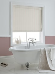 Laura Ashley Apricot Candy Stripe Made to Measure 100% Cotton Roman Blinds - Image 5 of 6