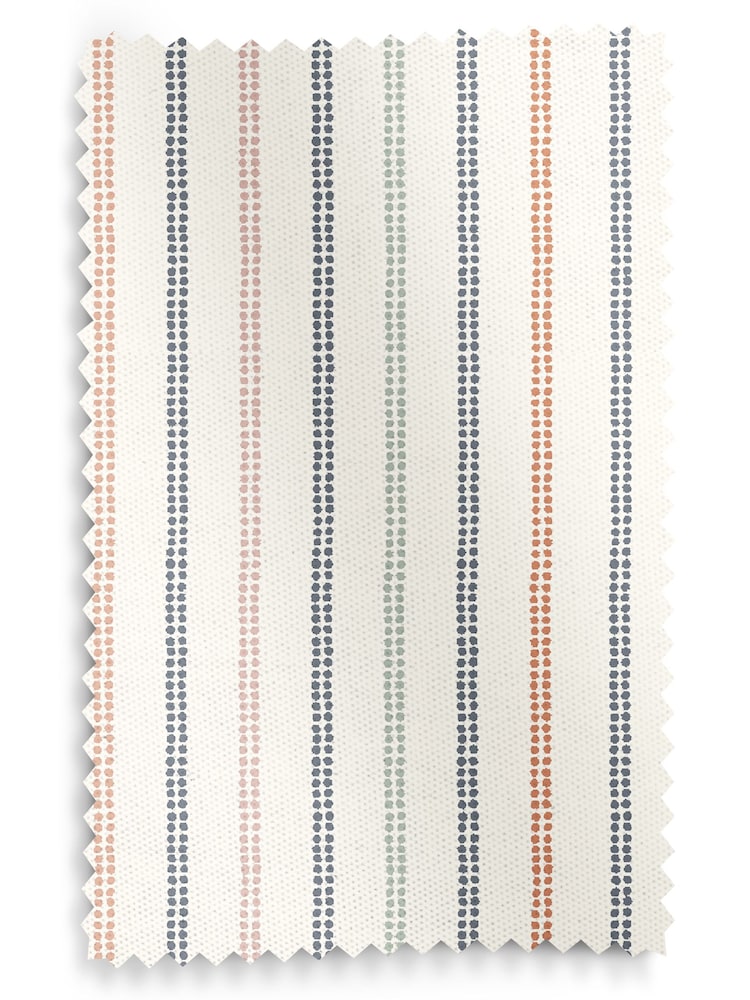 Laura Ashley Apricot Candy Stripe Made to Measure 100% Cotton Roman Blinds - Image 6 of 6