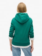 Superdry Storm Green Neon Embroidered Graphic Hoodie - Image 2 of 6