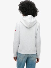 Superdry Ice Marl Embroidered vl Graphic Hoodie - Image 2 of 6