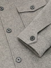 Reiss Soft Grey Liam Shirt - Image 7 of 7