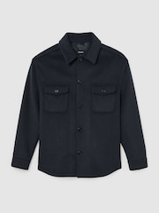 Reiss Airforce Blue Liam Shirt - Image 2 of 7