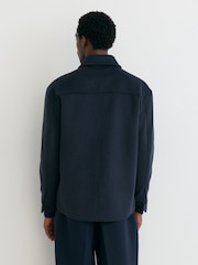 Reiss Airforce Blue Liam Shirt - Image 6 of 7