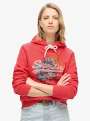 Superdry Soda Pop Red Tokyo vl Graphic Hoodie - Image 2 of 5