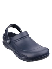 Crocs Blue Bistro Work Clogs - Image 3 of 5