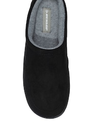 Dunlop Black Velour  Mule Slippers - Image 4 of 4