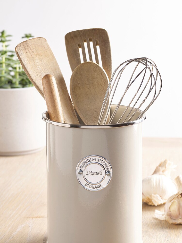 Cream Badge Utensil Holder - Image 1 of 4