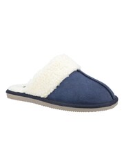 Hush Puppies Blue Arianna Mule Slippers - Image 3 of 4