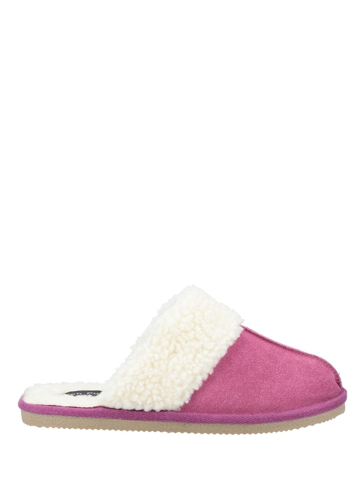 Hush Puppies Pink Arianna Mule Slippers - Image 1 of 4 Hush Puppies Pink Arianna Mule Slippers - Image 1 of 4