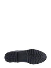 Riva Black Athens Leather Buckle Zip Long Boots - Image 4 of 4