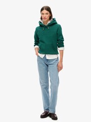 Superdry Dark Pine Green Embossed Logo Hoodie - Image 4 of 7