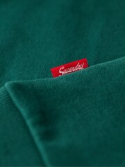 Superdry Dark Pine Green Embossed Logo Hoodie - Image 7 of 7