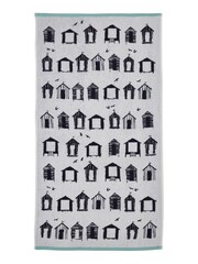 Fusion Blue Beach Huts 100% Cotton Towel - Image 3 of 4