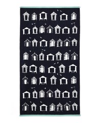Fusion Blue Beach Huts 100% Cotton Towel - Image 4 of 4